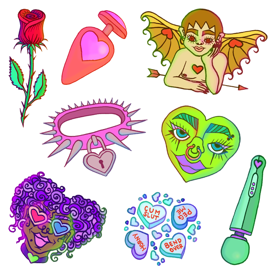 VALENTINES STICKER PACK